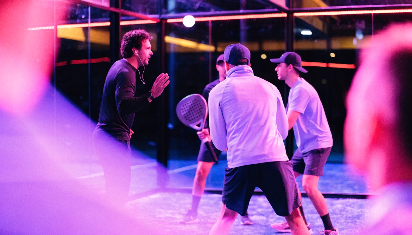A MORE PADEL academy session